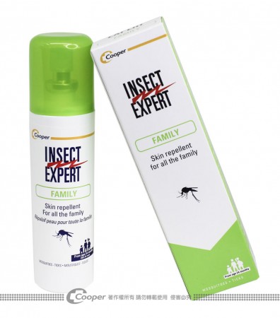 唯一法國原裝進口 Insect Expert Family 禦叮長效防蚊液100ml（單瓶）