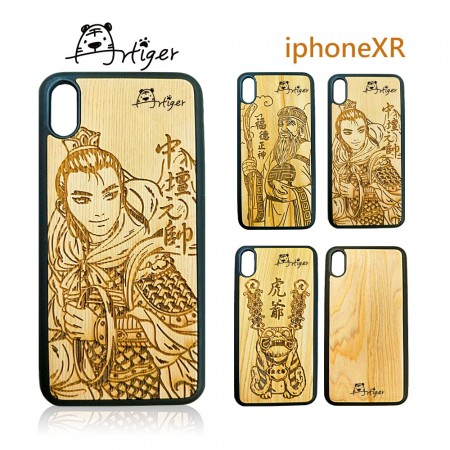 Artiger-iPhone原木雕刻手機殼-家寵系列(iPhoneX Xs)（D7-1 福德正神）