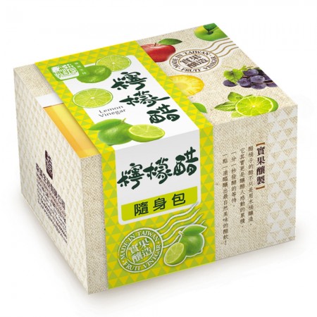 【醋桶子】果醋隨身包-檸檬醋x3盒(33mlx10包/盒)