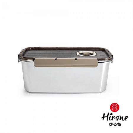 【HIRONE】304不銹鋼巨無霸不鏽鋼鎖鮮保鮮盒--美鳳活力共同推薦