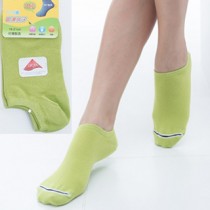 【KEROPPA】可諾帕7~12歲兒童專用吸濕排汗船型襪x芥末綠3雙(男女適用)C93005（C93005-mastard Green）