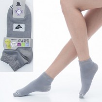 【KEROPPA】可諾帕舒適透氣減臭超短襪x灰色兩雙(男女適用)C98005（C98005-Gray）