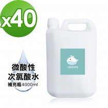 i3KOOS-次氯酸水微酸性超值合購組補充瓶40瓶 (4000ml/瓶)