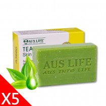 【AUS LIFE 澳思萊】BP茶樹精油淨膚美肌皂(5入)