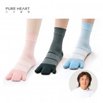 日本窈窕襪 日本原裝進口-BODY-K笠原巖研發 健康調整襪(條紋)3雙組