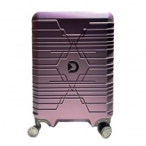 【Discovery Adventures】 星空伸縮拉鍊行李箱(迷幻紫)（26吋）