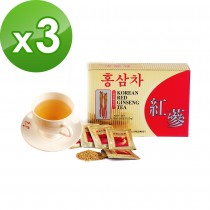 金蔘-6年根韓國高麗紅蔘茶(50包/盒,共3盒)