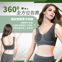 【JS嚴選】台灣製高機能竹炭健康美胸內衣六入-元氣加油站推薦（M）