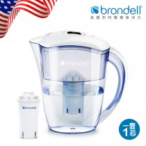 【Brondell】美國邦特爾極淨白濾水壺（白）